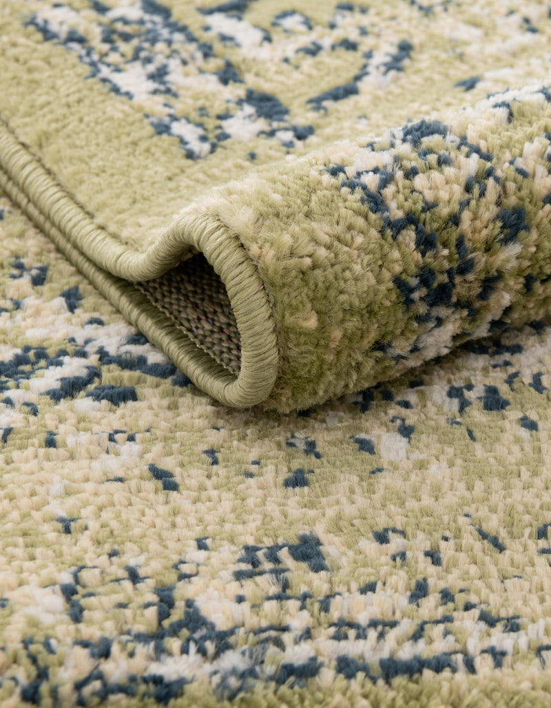 Savannah Elegance Collection Area Rug - Magnolia Rectangle Green lifestyle 29