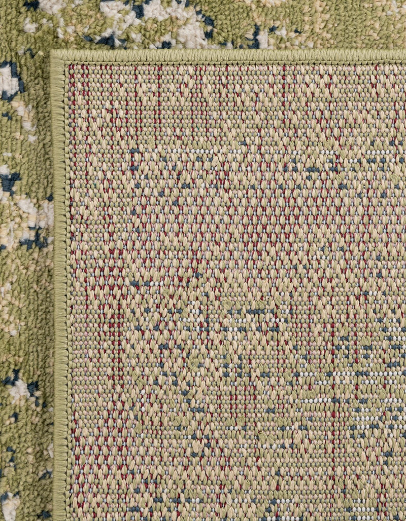 Savannah Elegance Collection Area Rug - Magnolia Rectangle Green lifestyle 44