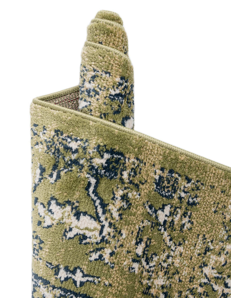 Savannah Elegance Collection Area Rug - Magnolia Rectangle Green lifestyle 54