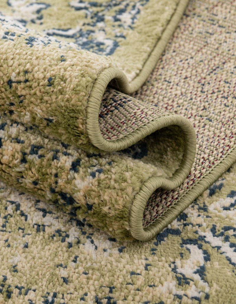 Savannah Elegance Collection Area Rug - Magnolia Rectangle Green lifestyle 65