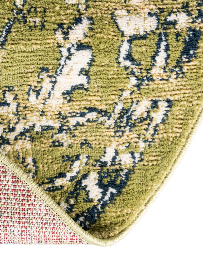 Savannah Elegance Collection Area Rug - Magnolia Round Green lifestyle 127