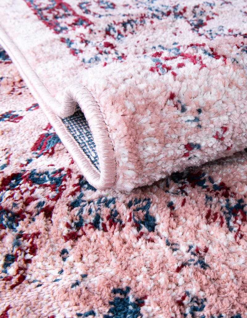 Savannah Elegance Collection Area Rug - Magnolia Rectangle Pink lifestyle 26