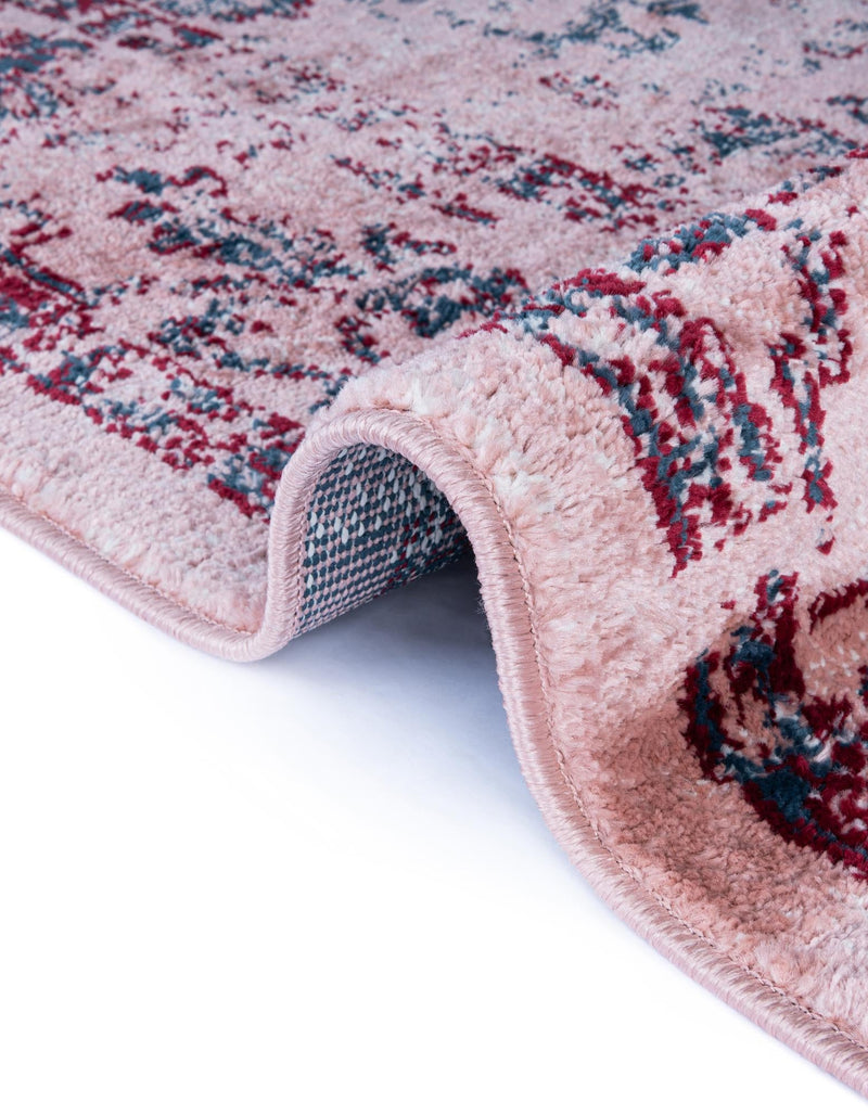 Savannah Elegance Collection Area Rug - Magnolia Rectangle Pink lifestyle 42