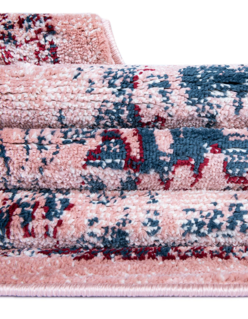 Savannah Elegance Collection Area Rug - Magnolia Rectangle Pink lifestyle 58