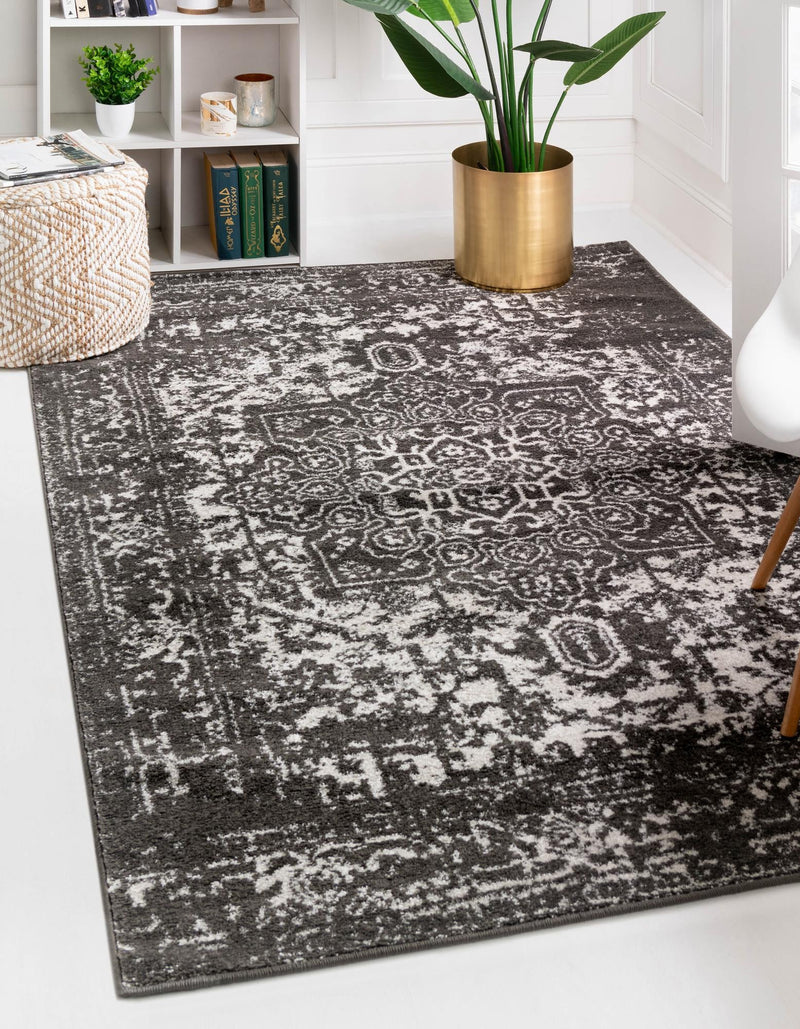 Georgetown Rugs Collection Area Rug - Dupont (Dark Gray) Rectangle Dark Gray lifestyle 2