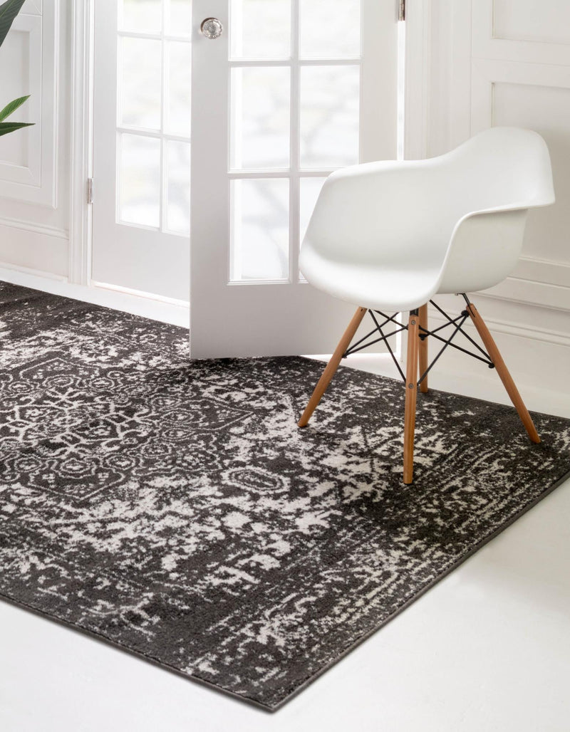 Georgetown Rugs Collection Area Rug - Dupont (Dark Gray) Rectangle Dark Gray lifestyle 3