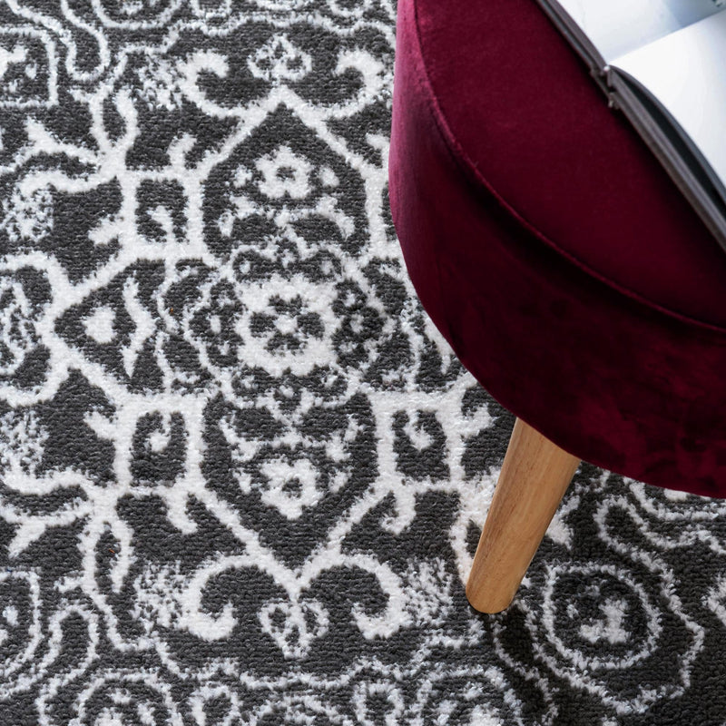 Georgetown Rugs Collection Area Rug - Dupont (Dark Gray) Rectangle Dark Gray lifestyle 6