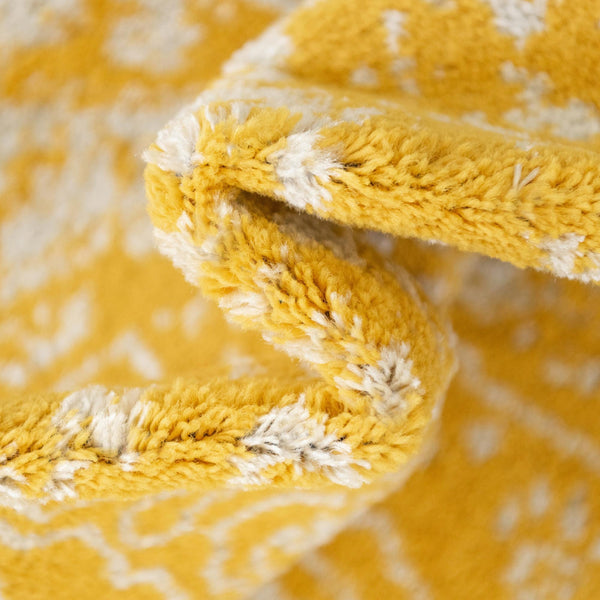 Georgetown Rugs Collection Area Rug - Dupont (Yellow) Rectangle Yellow lifestyle 8