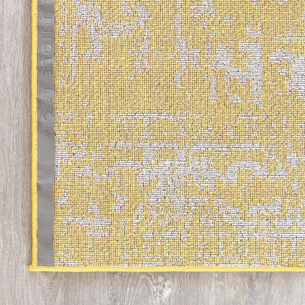 Georgetown Rugs Collection Area Rug - Dupont (Yellow) Rectangle Yellow lifestyle 10