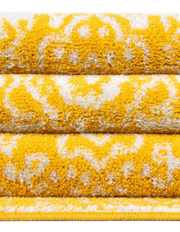 Georgetown Rugs Collection Area Rug - Dupont (Yellow) Rectangle Yellow lifestyle 13