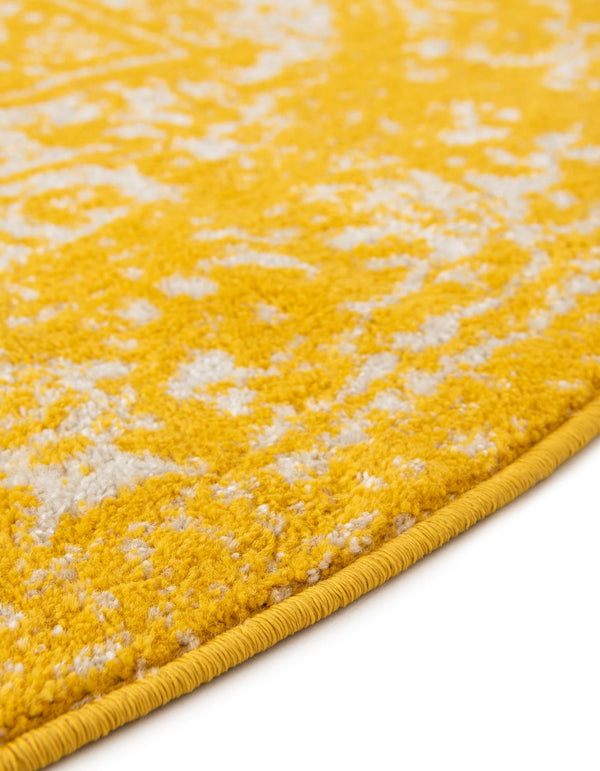 Georgetown Rugs Collection Area Rug - Dupont (Yellow) Oval Yellow lifestyle 52