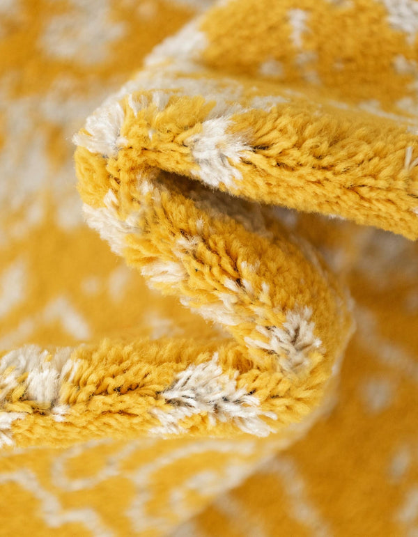 Georgetown Rugs Collection Area Rug - Dupont (Yellow) Oval Yellow lifestyle 57