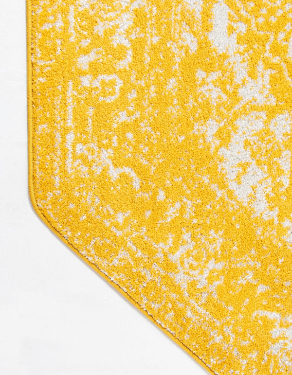 Georgetown Rugs Collection Area Rug - Dupont (Yellow) Octagon Yellow lifestyle 53