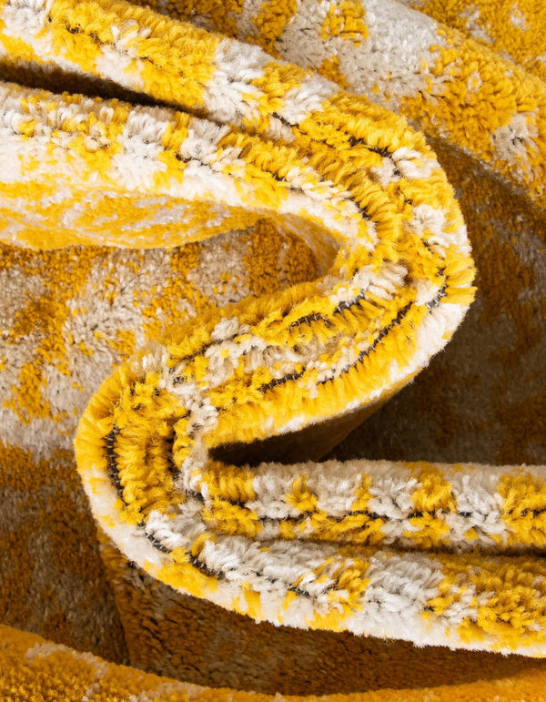 Georgetown Rugs Collection Area Rug - Dupont (Yellow) Octagon Yellow lifestyle 56