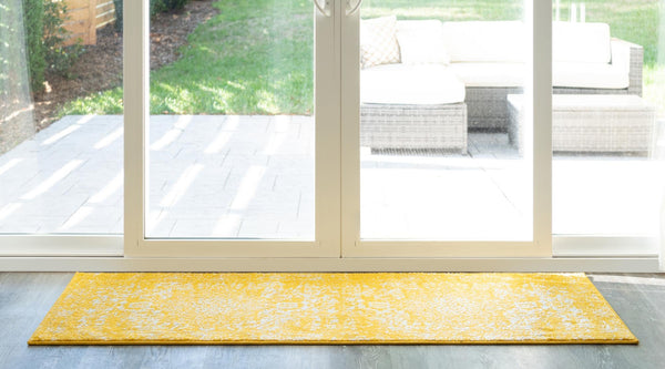 Georgetown Rugs Collection Area Rug - Dupont (Yellow) Runner Yellow lifestyle 30
