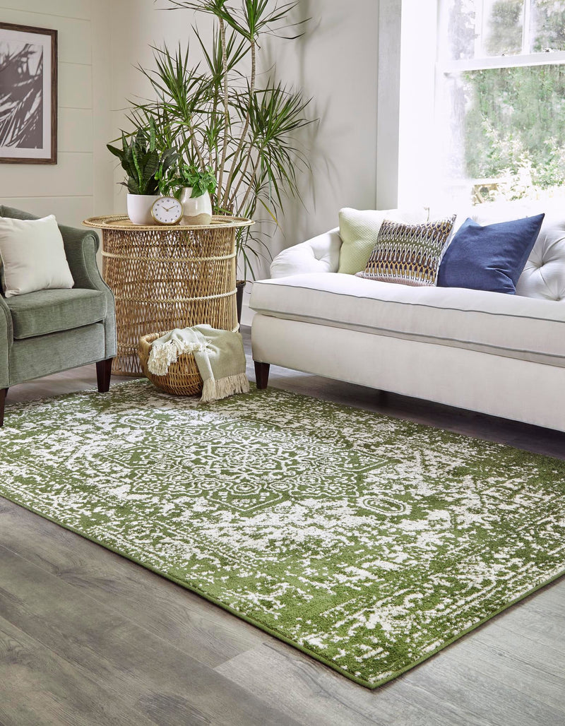 Georgetown Rugs Collection Area Rug - Dupont (Green) Rectangle Green lifestyle 3