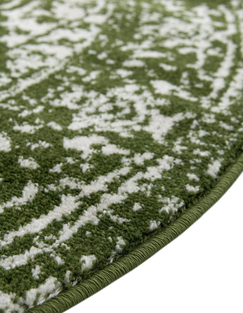 Georgetown Rugs Collection Area Rug - Dupont (Green) Round Green lifestyle 45