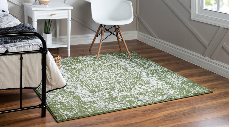 Georgetown Rugs Collection Area Rug - Dupont (Green) Square Green lifestyle 26