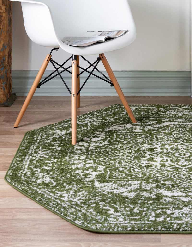Georgetown Rugs Collection Area Rug - Dupont (Green) Octagon Green lifestyle 33