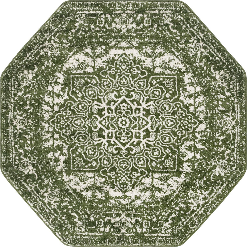 Georgetown Rugs Collection Area Rug - Dupont (Green) Octagon Green lifestyle 18
