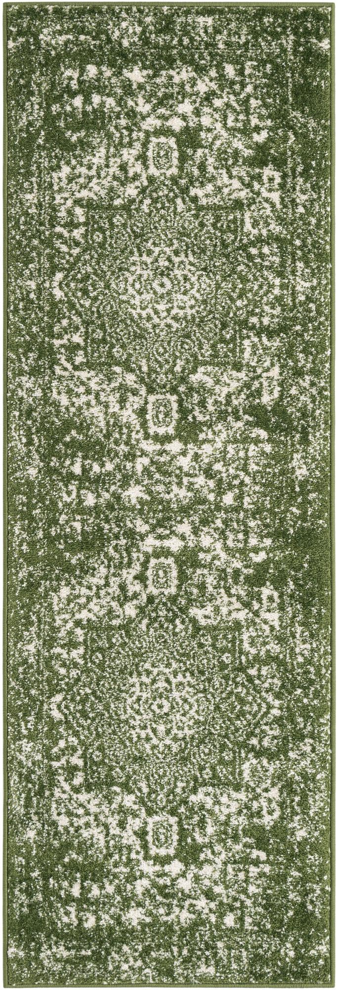 Georgetown Rugs Collection Area Rug - Dupont (Green) Runner Green lifestyle 19