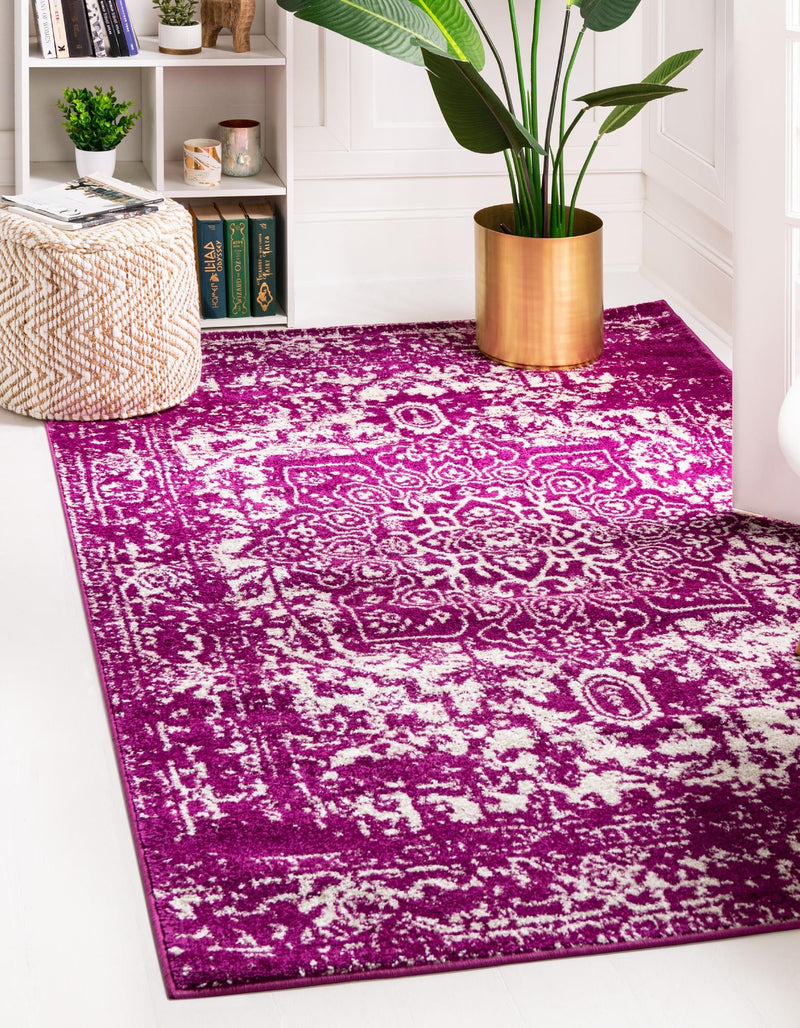 Georgetown Rugs Collection Area Rug - Dupont (Purple) Rectangle Purple lifestyle 2