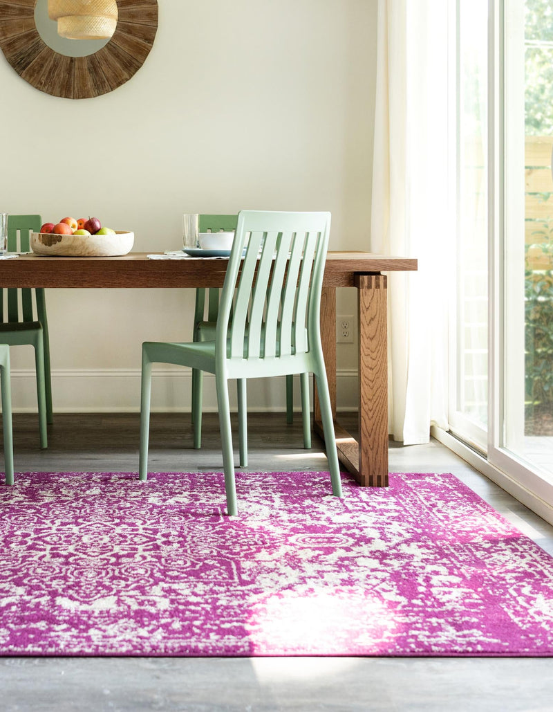 Georgetown Rugs Collection Area Rug - Dupont (Purple) Rectangle Purple lifestyle 4
