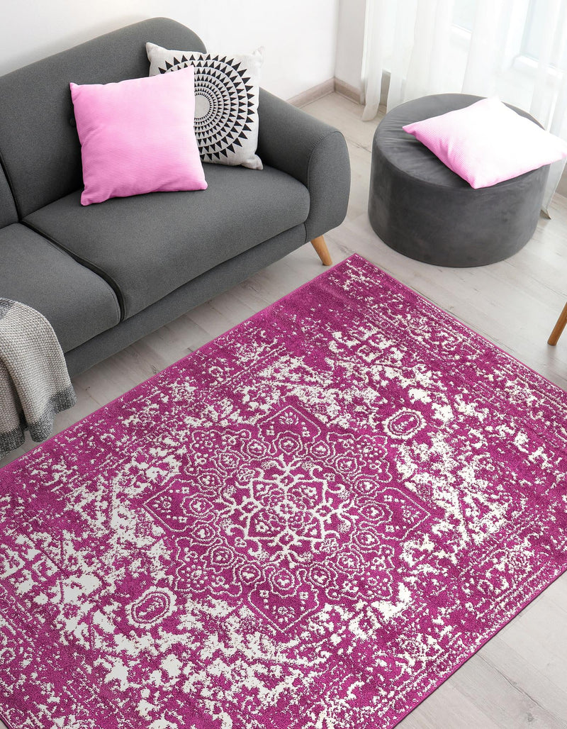 Georgetown Rugs Collection Area Rug - Dupont (Purple) Rectangle Purple lifestyle 11