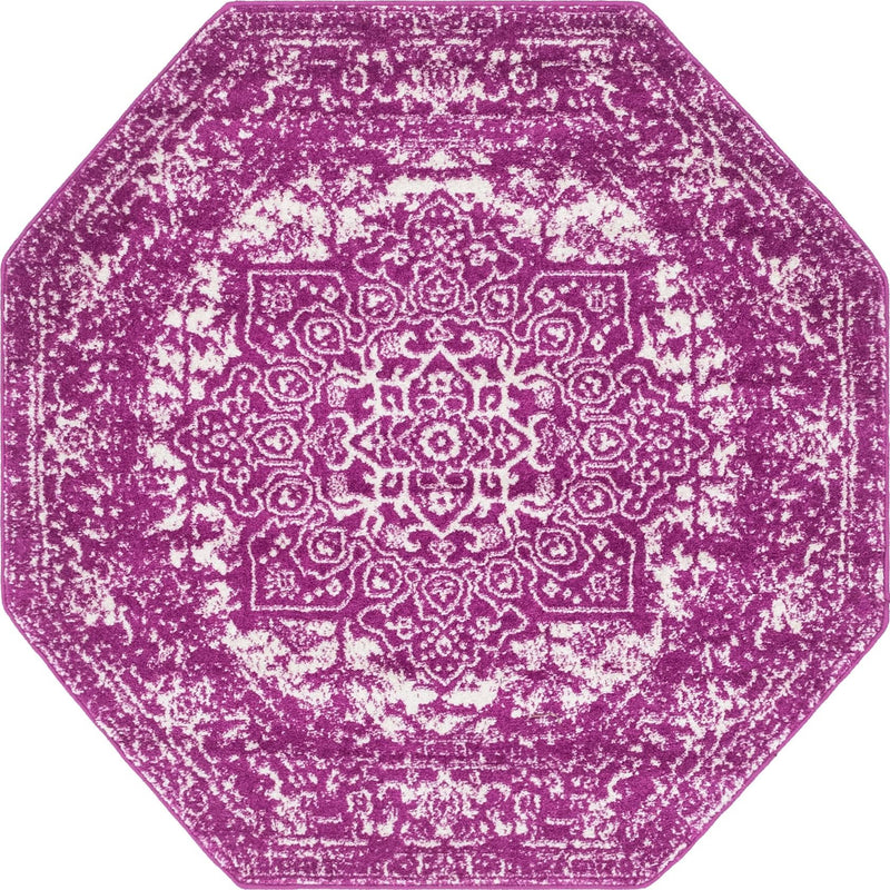 Georgetown Rugs Collection Area Rug - Dupont (Purple) Octagon Purple lifestyle 18