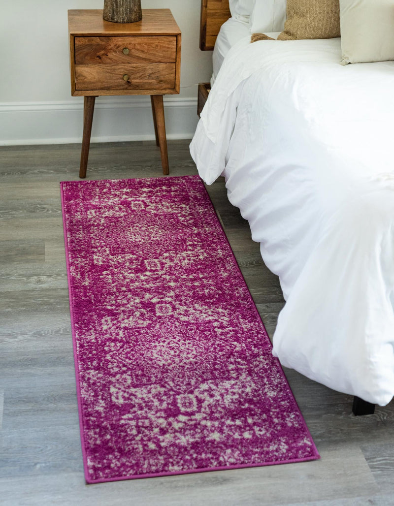 Georgetown Rugs Collection Area Rug - Dupont (Purple) Runner Purple lifestyle 24