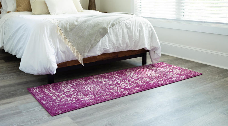 Georgetown Rugs Collection Area Rug - Dupont (Purple) Runner Purple lifestyle 29