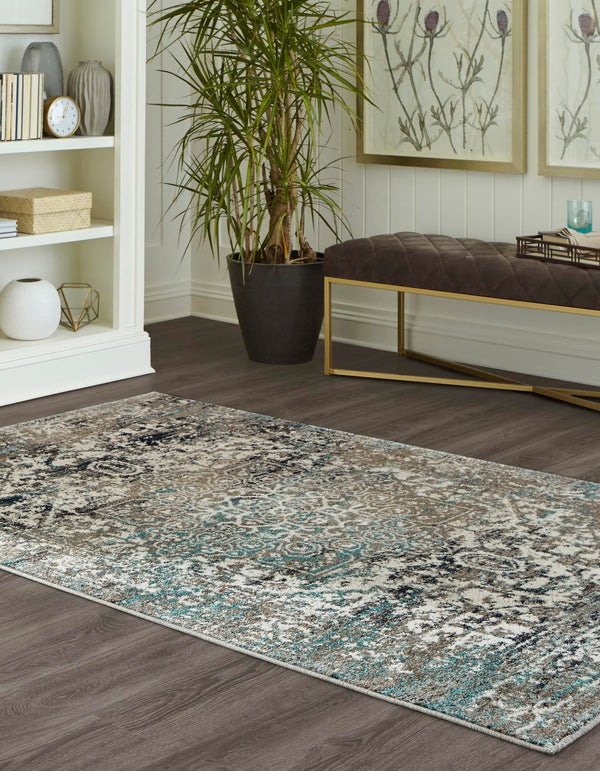 Georgetown Rugs Collection Area Rug - Dupont (Gray) Rectangle Gray lifestyle 3