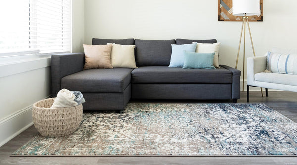 Georgetown Rugs Collection Area Rug - Dupont (Gray) Rectangle Gray lifestyle 4