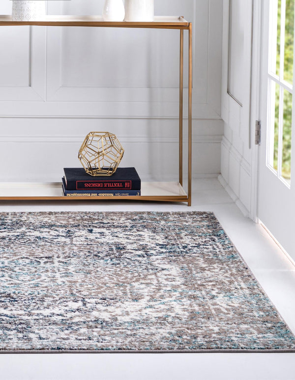 Georgetown Rugs Collection Area Rug - Dupont (Gray) Square Gray lifestyle 32