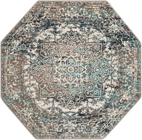 Georgetown Rugs Collection Area Rug - Dupont (Gray) Octagon Gray lifestyle 19