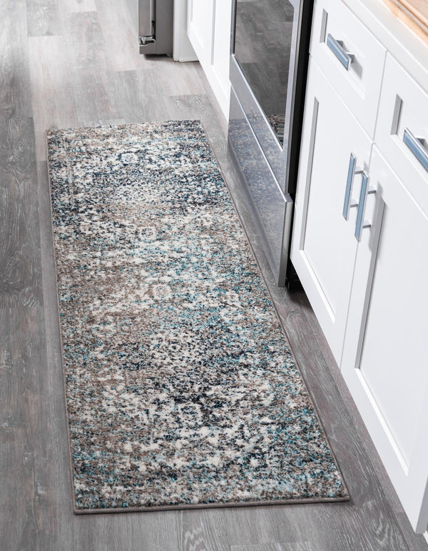 Georgetown Rugs Collection Area Rug - Dupont (Gray) Runner Gray lifestyle 25