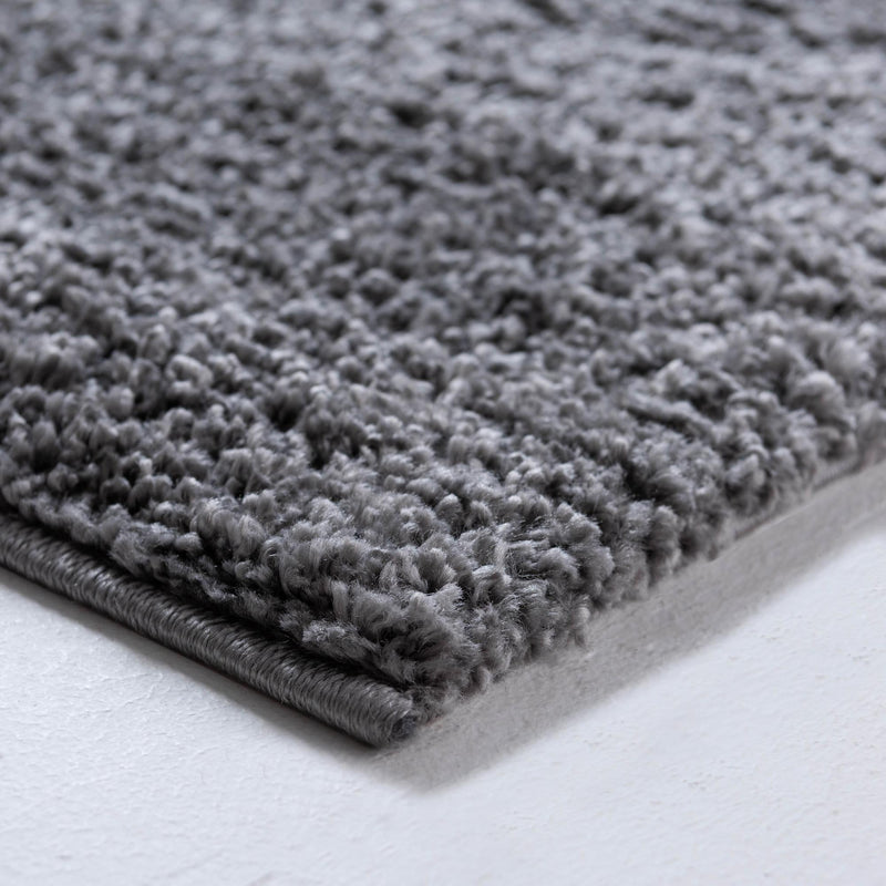 Cozy Comfort Shag Collection Area Rug - Haven (Pebble Gray) Rectangle Pebble Gray lifestyle 5