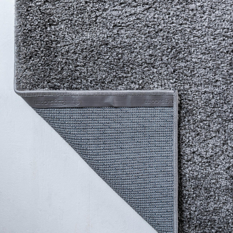 Cozy Comfort Shag Collection Area Rug - Haven (Pebble Gray) Rectangle Pebble Gray lifestyle 6