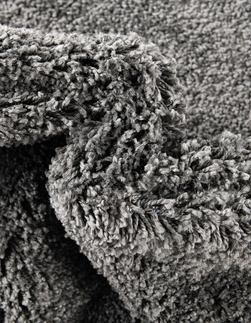 Cozy Comfort Shag Collection Area Rug - Haven (Pebble Gray) Rectangle Pebble Gray lifestyle 8