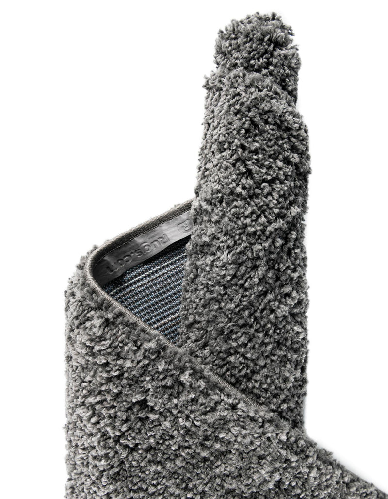 Cozy Comfort Shag Collection Area Rug - Haven (Pebble Gray) Rectangle Pebble Gray lifestyle 11