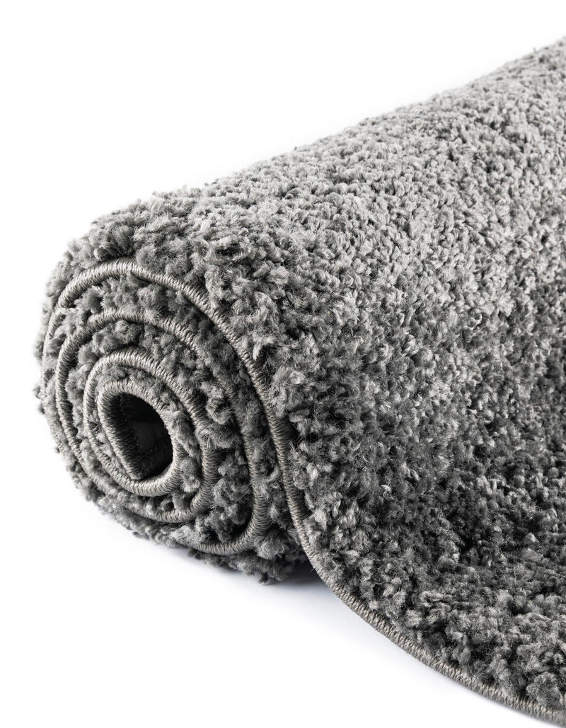 Cozy Comfort Shag Collection Area Rug - Haven (Pebble Gray) Rectangle Pebble Gray lifestyle 12