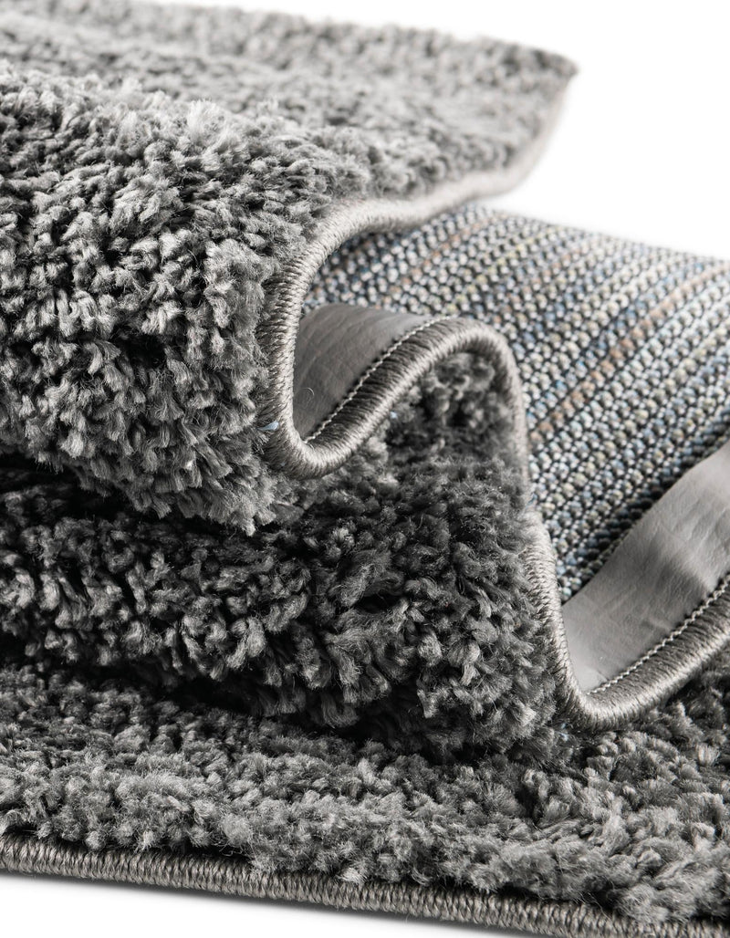 Cozy Comfort Shag Collection Area Rug - Haven (Pebble Gray) Rectangle Pebble Gray lifestyle 13