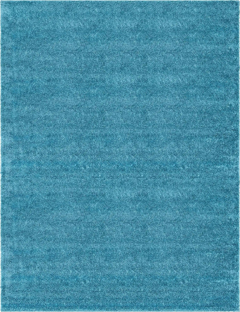 Cozy Comfort Shag Collection Area Rug - Haven (Turquoise) Rectangle Turquoise lifestyle 2