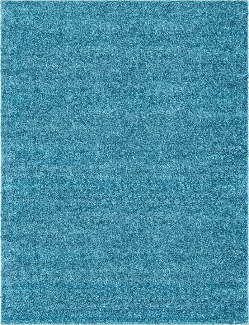 Cozy Comfort Shag Collection Area Rug - Haven (Turquoise) Rectangle Turquoise Main