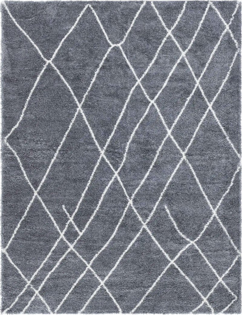 Cozy Haven Shag Collection Area Rug - Serenity (Pebble Gray) Rectangle Pebble Gray Main