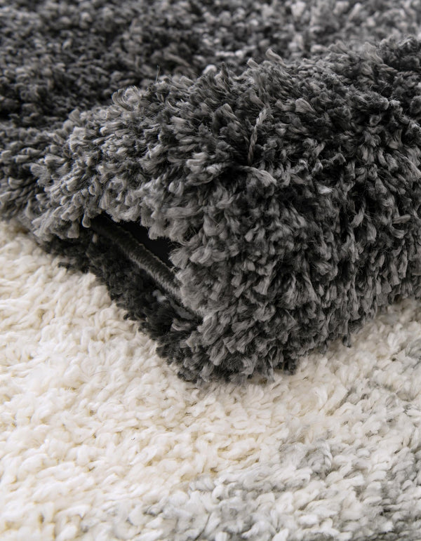 Cozy Haven Shag Collection Area Rug - Oasis Rectangle Smoke Gray lifestyle 18