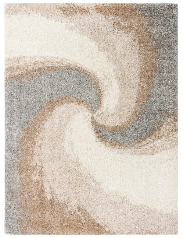 Cozy Haven Shag Collection Area Rug - Oasis Rectangle Khaki lifestyle 5