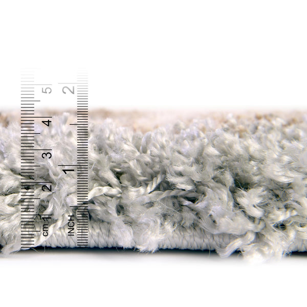 Cozy Haven Shag Collection Area Rug - Oasis Runner Khaki lifestyle 120