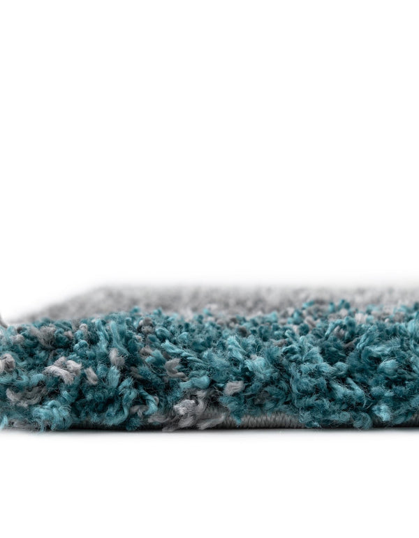 Cozy Haven Shag Collection Area Rug - Oasis Rectangle Turquoise lifestyle 19