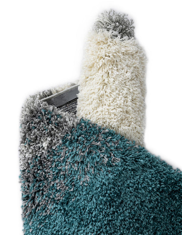 Cozy Haven Shag Collection Area Rug - Oasis Rectangle Turquoise lifestyle 31